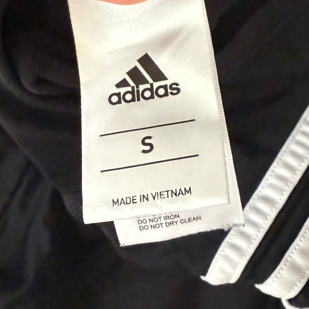 Adidas One Piece Front Logo Three Stripe Black Swimsuit Small - Picture 6 of 6